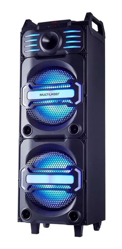 Caixa De Som Party Speaker Dj Bluetooth 350w Rms Fm