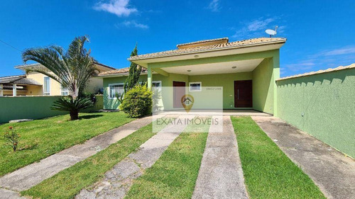 Casa Linear, Condomínio Alto Padrão, Residencial Villa Contorno/ Rio Das Ostras! - Ca1313