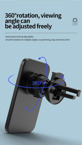 Imagen 5 de 5 de Cargador Magsafe Y Soporte Para Carro Compatible Con iPhone
