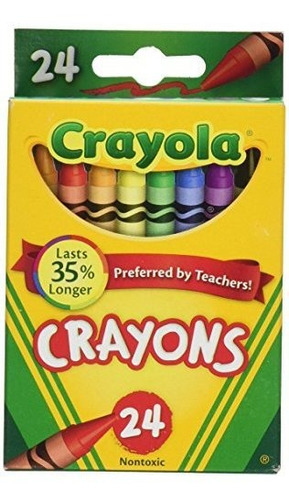 Crayones Crayola 24 Colores - 2 Paquetes.