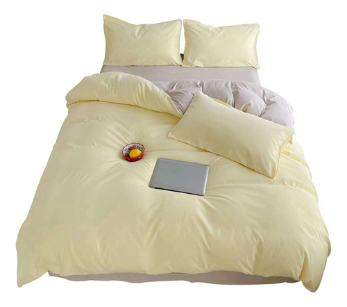 Duvet Bicolor Amarillo / Beige Q My Home Store