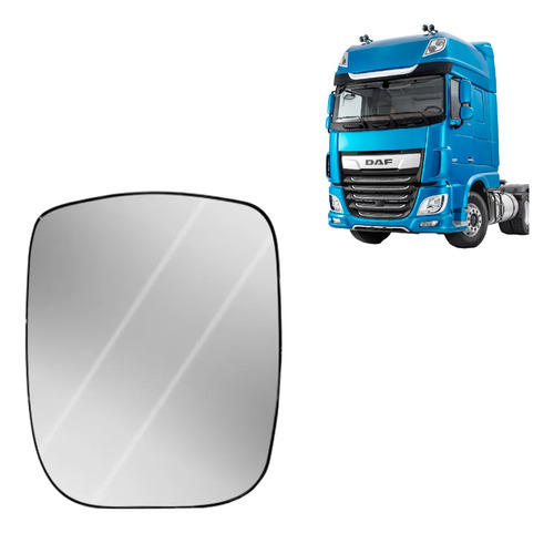 Vidro Auxiliar Espelho Para Caminhão Daf Com Desembaçador