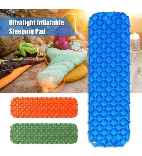 Colchoneta Inflable Súper Ligera Para Acampar