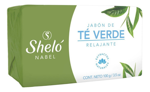 Jabón De Te Verde Shelo 100 G, Envío Express.