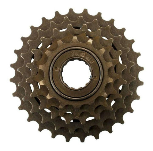 Imagen 1 de 2 de Piñón 5 V 14-28 Atornillado Cafe Chino/ Bicicleta