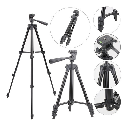 Tripode 3120 Para Camara Y Para Celular Hasta 1020 Mm Alto