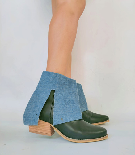 Suecos Mujer Texanas Botas Botinetas Otoño Invierno 2019