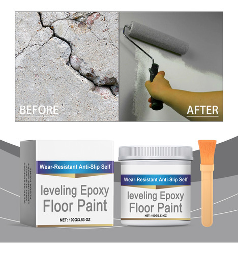Pintura Epoxi Autonivelante Reduce-slip Para Pisos, 100 G