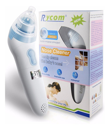 Aspirador Nasal Electrico A Pilas Para Bebe Suave Y Simple