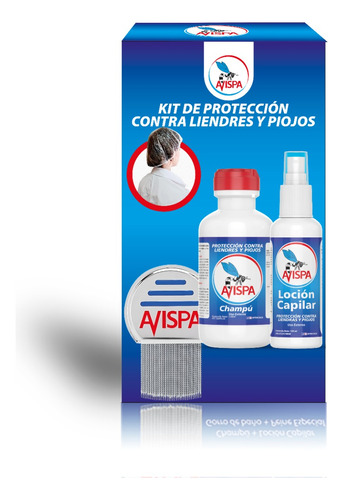 Kit Avispa - Champú, Loción, Peine Y Gorro