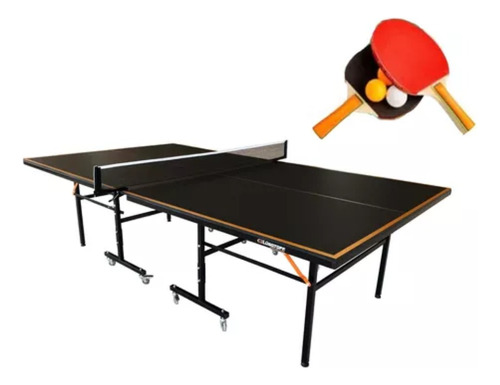 Mesa Ping Pong Profesional Con Ruedas Plegable 