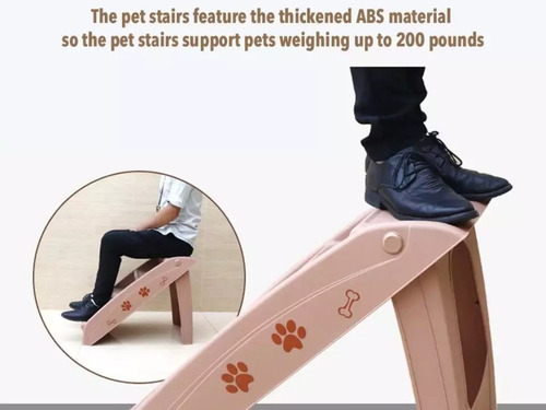 Imagen 5 de 9 de Escalera Para Mascotas Pequeñas Perros Gatos De 4 Pasos