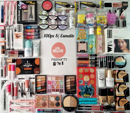 Lote Con 100pz De Cosméticos Wet N Wild Sin Esmalte (saldos)