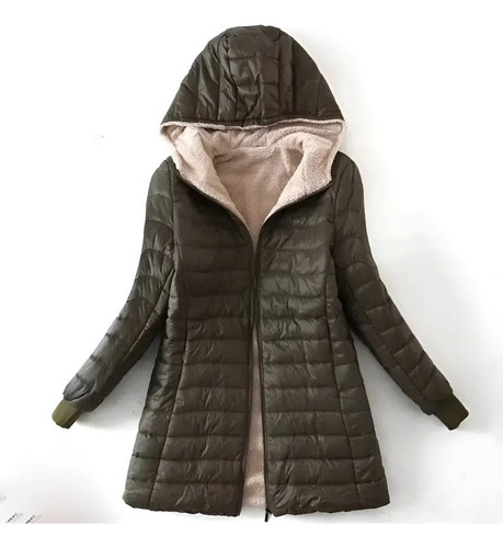 Parka De Invierno Impermeable Para Mujer Con Capucha