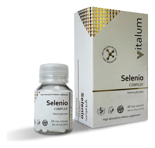 Vitalum Selenio Complex X 30 Capsulas Sabor Sin sabor