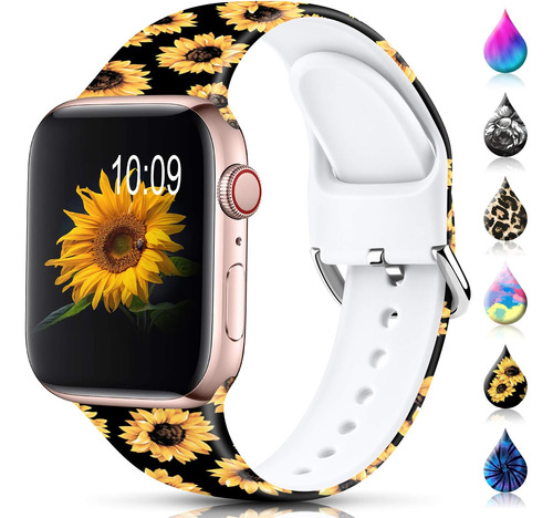 Malla Para Apple Watch 38/40mm Sport M/l Sunflower