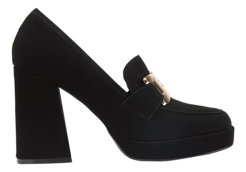 Zapato Tipo Plataforma De Dama Vi Line Fashion 9207 En Negro