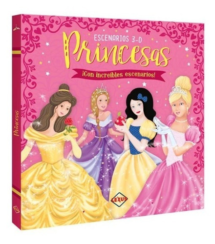 Libro Princesas Escenarios 3d