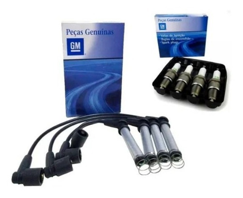 Kit Bujias + Juego De Cables Chevrolet Montana Original Gm