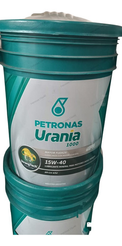 Aceite Petronas Urania 1000 15w 40 (diesel Pesados) Balde 20