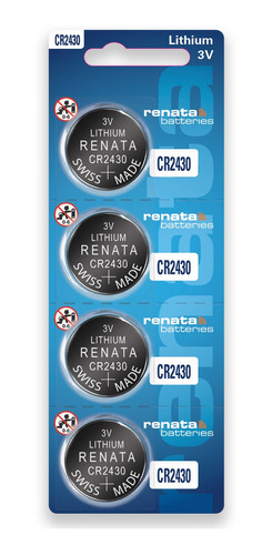 4 Baterias Cr2430 3v Renata Original Relógio Smart Diesel