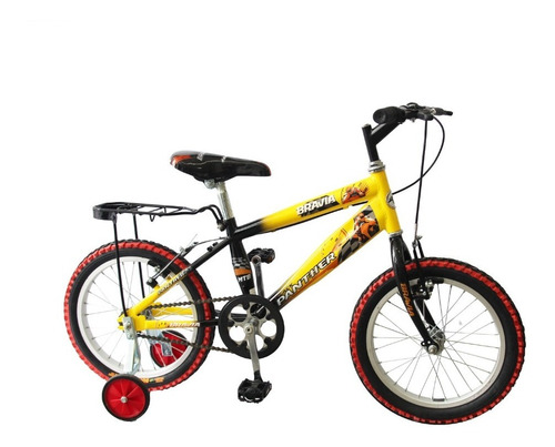 Bicicleta Infantil Bravia Con Ruedas Entrenadoras Rodada 16