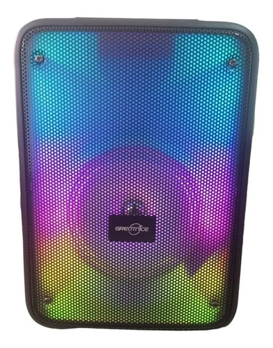 Parlante Torre Cabina Sonido Inalambrico Recargable Luz Rgb