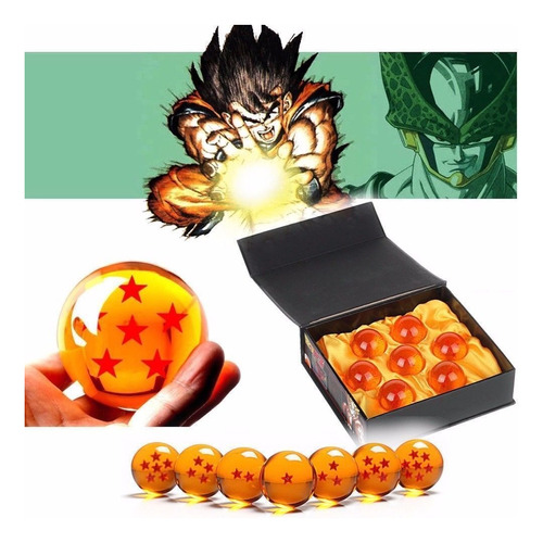 7 Star Ball,bolas De Juego De Dragon Con Caja,coleccion Goku