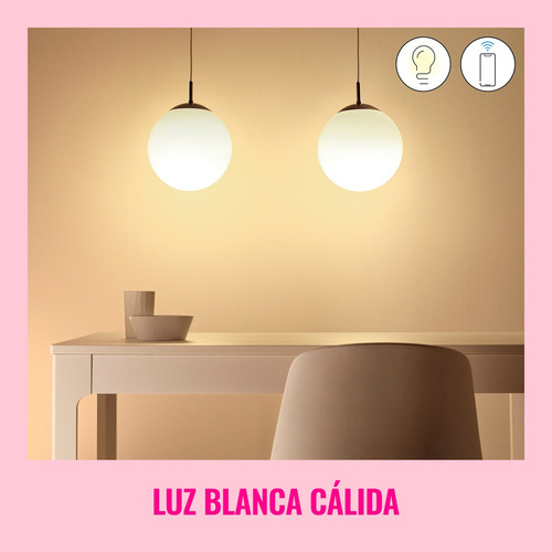 Imagen 8 de 10 de Foco Led Inteligente Wifi Wiz Cálida/fría 9w E27