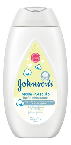 Hidratante Corporal Recém-nascido Johnsons Baby 200ml