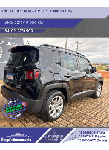 Jeep Renegade 1.8 Longitude Flex Aut. 5p