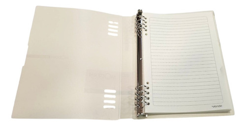 Cuaderno Archivador A5 Anillos Metalicos Hojas Lineas