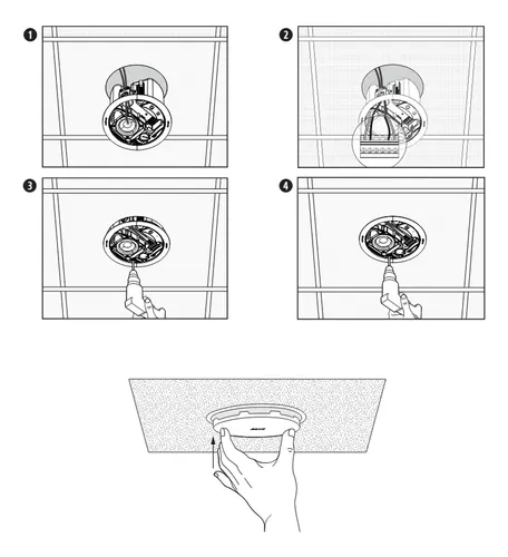 Parlantes De Instalación Bose Freespace Fs2c - Par Cuo