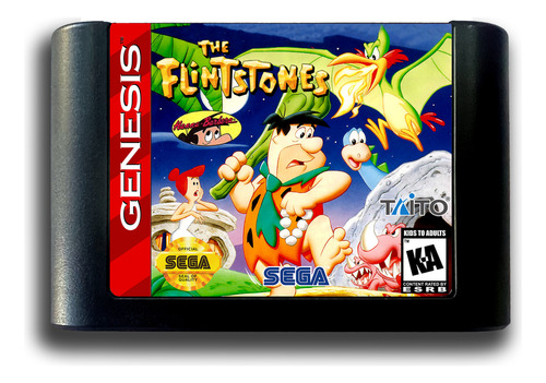 Cartucho De Megadrive Novo The Flintstones