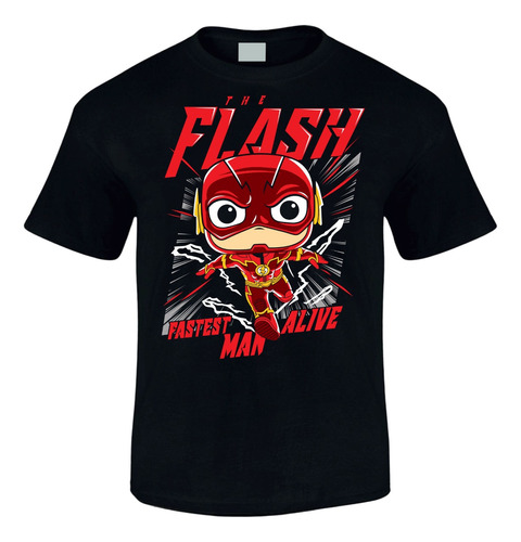 Camiseta Flash Speed Edicion Black Series Pop Fk