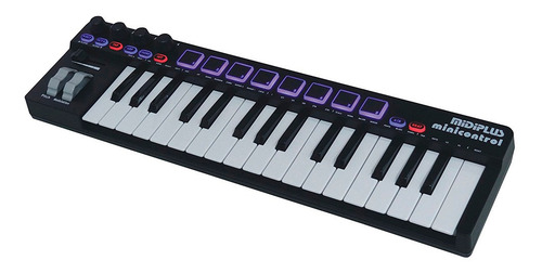 Imagen 1 de 10 de Teclado Midi Usb Midiplus Minicontrol 32 Teclas 8 Pads Cuota