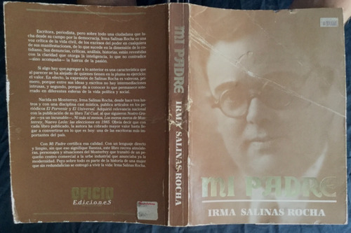 Libro Mi Padre. Irma Salinas Rocha. 1a. Ed.