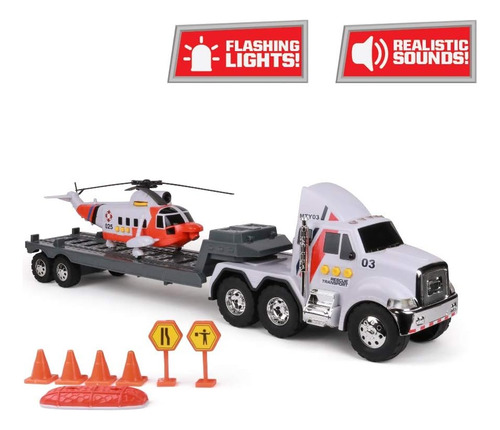 Mighty Fleet Titans Firetruck - Enorme Camión De Bomberos De