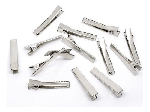 Pepperlonely Marca 50pc Silver Tone Single Prong Alligator P