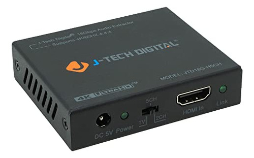 Digital Convertidor Extractor De Audio Hdmi 4k 60hz Spdif + 