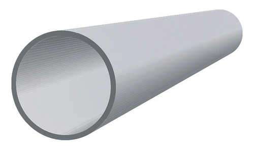 Caño De Aluminio Natural Redondo 38 X 3 Mm Largo X 6 Mts.
