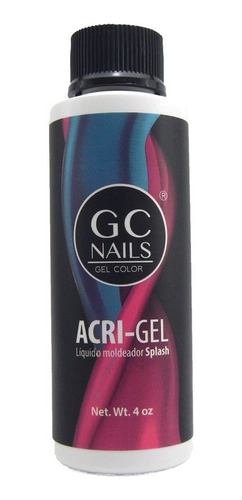 Acrigel Liquido Moldeador Splash 4 Oz Uñas Acrilico Gc Nails