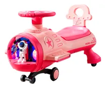 Comprar Carro Montable Patinete Cuatro Ruedas Cápsula Espacial Niños carrito Infantil Color Rosa Ele-Gate