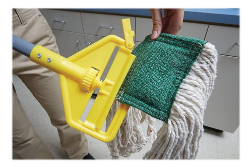 Mango De Fibra De Vidrio Rubbermaid Invader Para Mop Gris