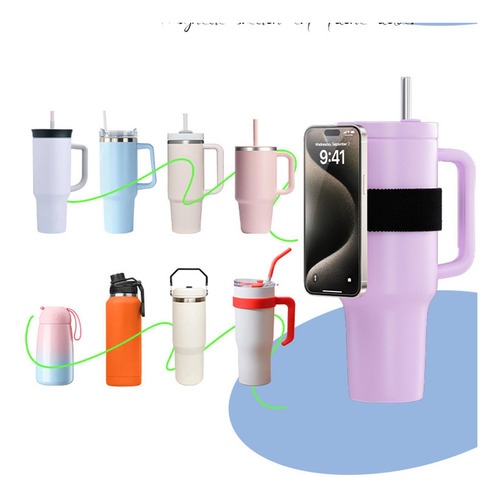 Soporte Para Teléfono Con Botella De Agua Soporte Magnético