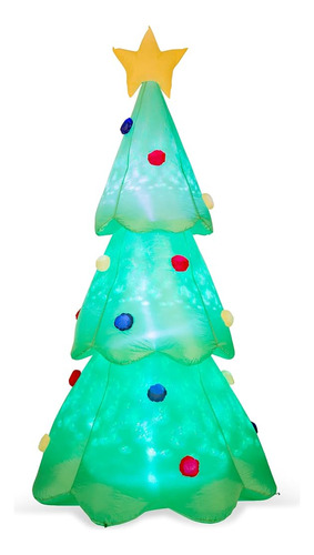 Decoracion Inflable Para Arbol De Navidad De 9 Pies Con Luce