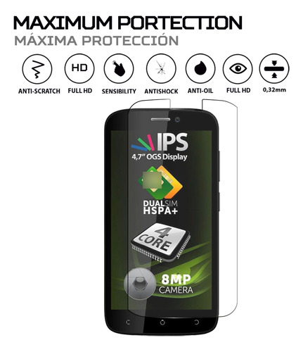 Protector Mica Pantalla Para Allview V1 Viper I