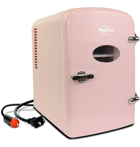 Mini Fridge Retro Rosa Koolatron