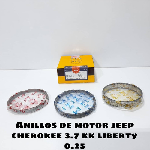 Anillos De Motor Jeep Cherokee Liberty Kk Motor 3.7 0.10