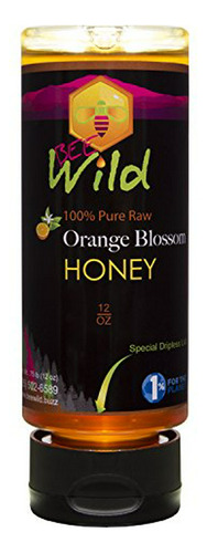 Miel - Bee Wild 100% Pura Miel Orgánica Cruda Sin Filtrar - 